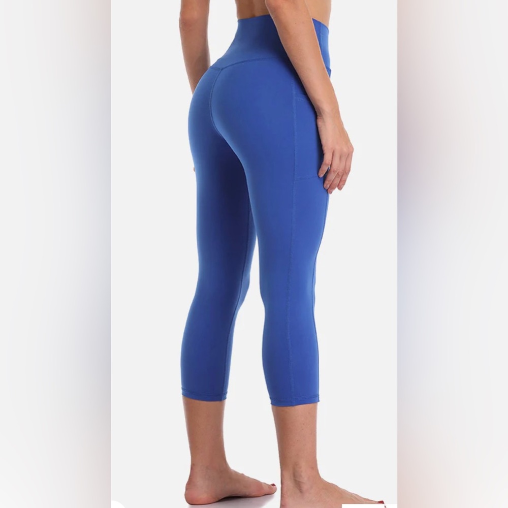 Royal Blue 21'' Capri Leggings